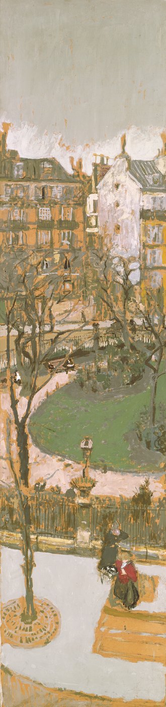 Rue de Paris, Panel 6 of 6 by Edouard Vuillard